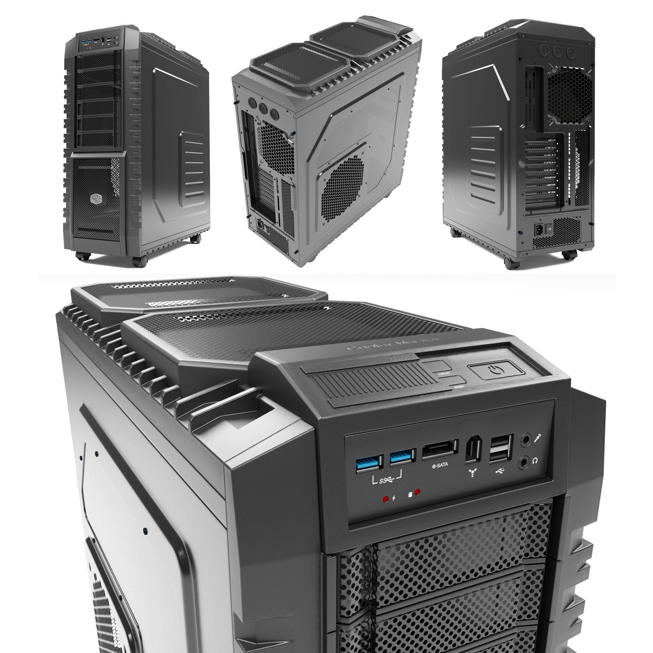 Cooler Master PC Case 3D model_0