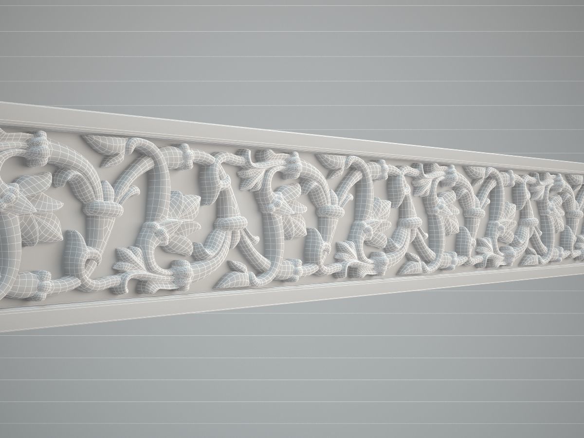 Classical moulding 3D print model_4