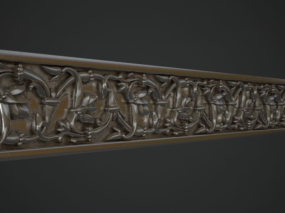 Classical moulding 3D print model_2