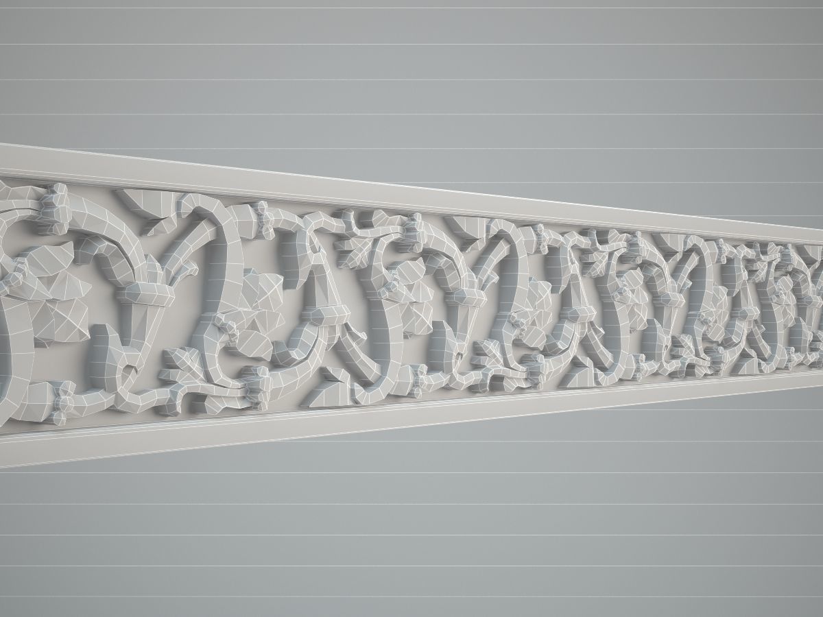 Classical moulding 3D print model_3