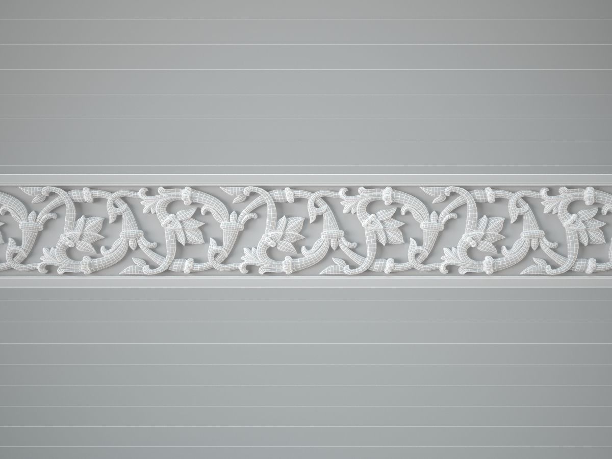 Classical moulding 3D print model_1