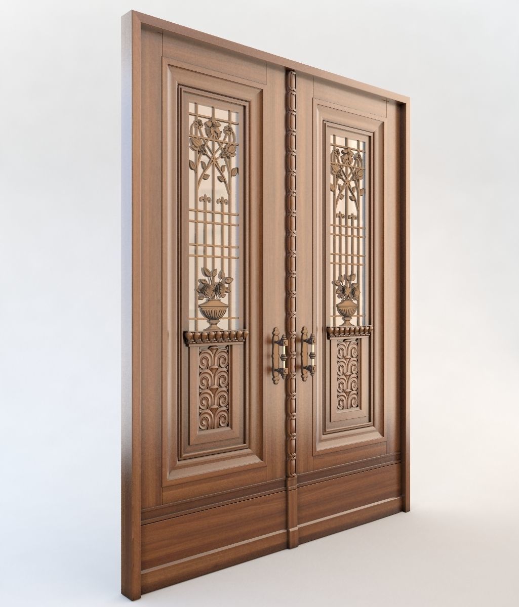 Classic Doors 3D model_1