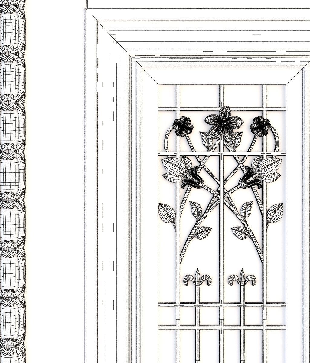 Classic Doors 3D model_6