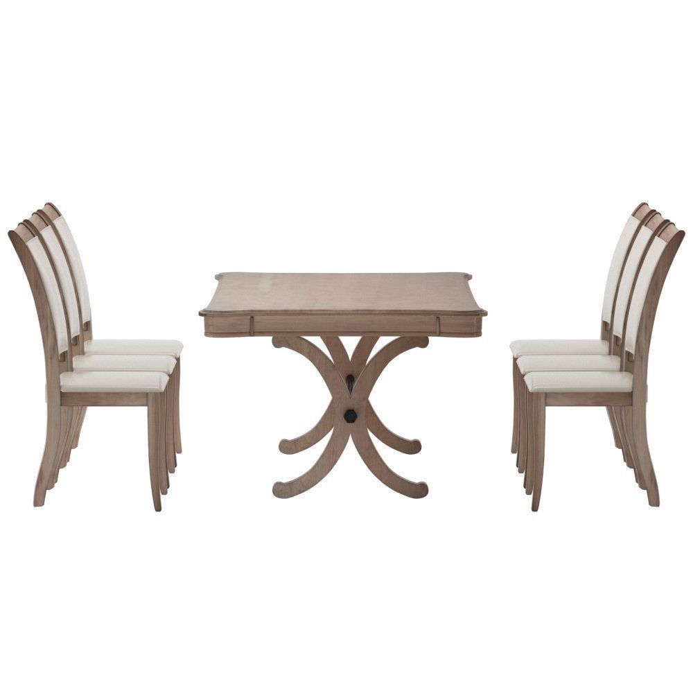 Regina 7 Piece Dining Set 3D model_3