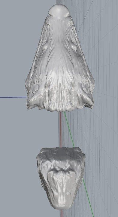 Badger with knife garda 3D print model_1