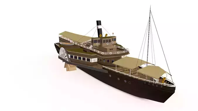 Ship historical Free 3D model