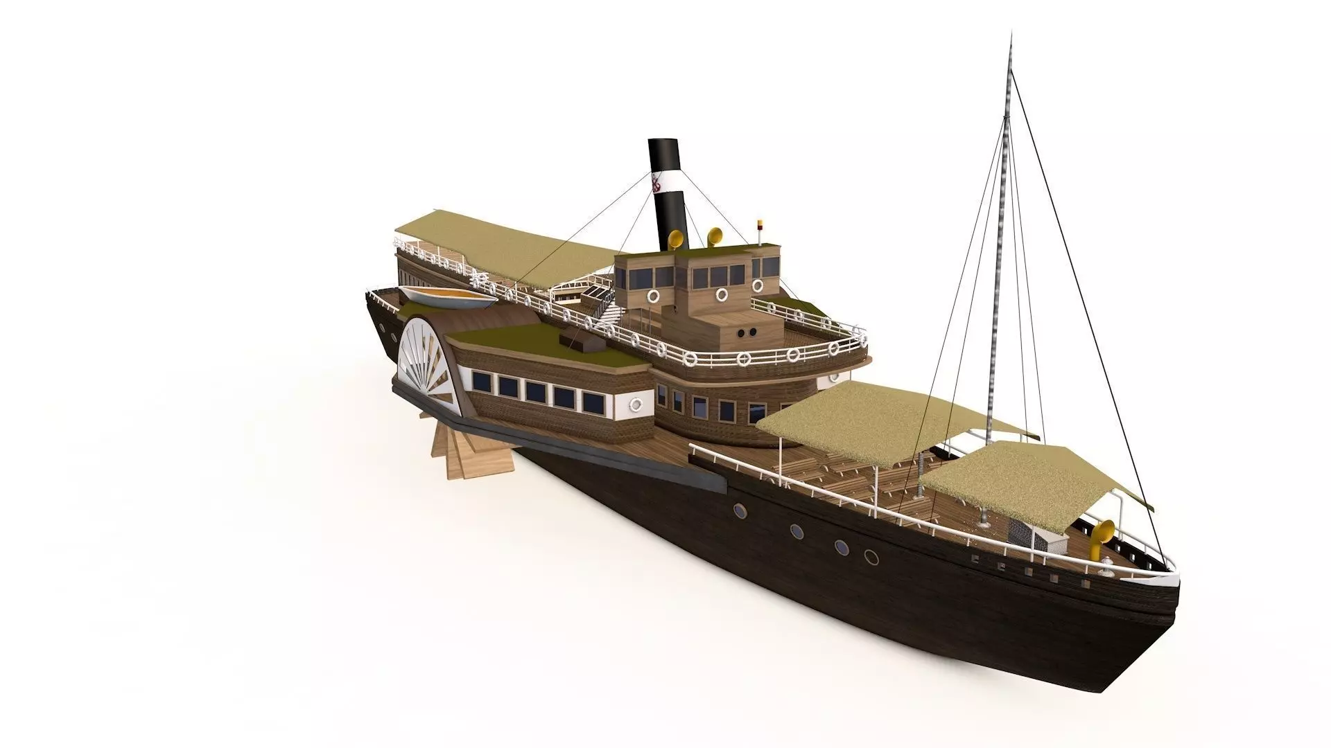 Ship historical Free 3D model
