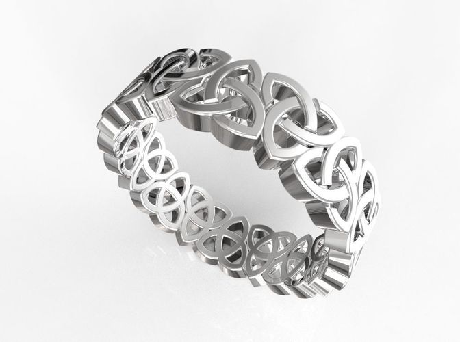 Ring018 celtic knot ring 3D print model