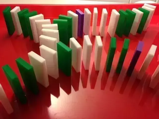 Dominos stack of cubes Free 3D print model