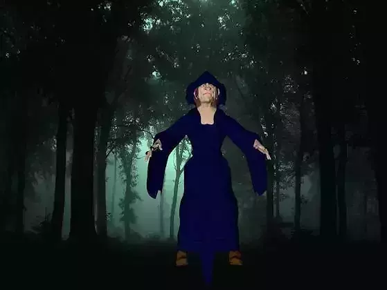 witch in woods