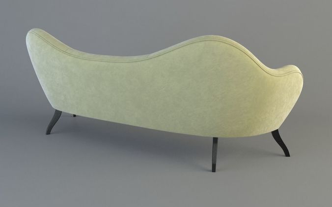 Sofa Hermes 3D model 6