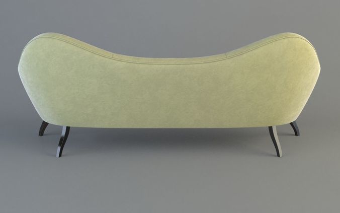 Sofa Hermes 3D model 5