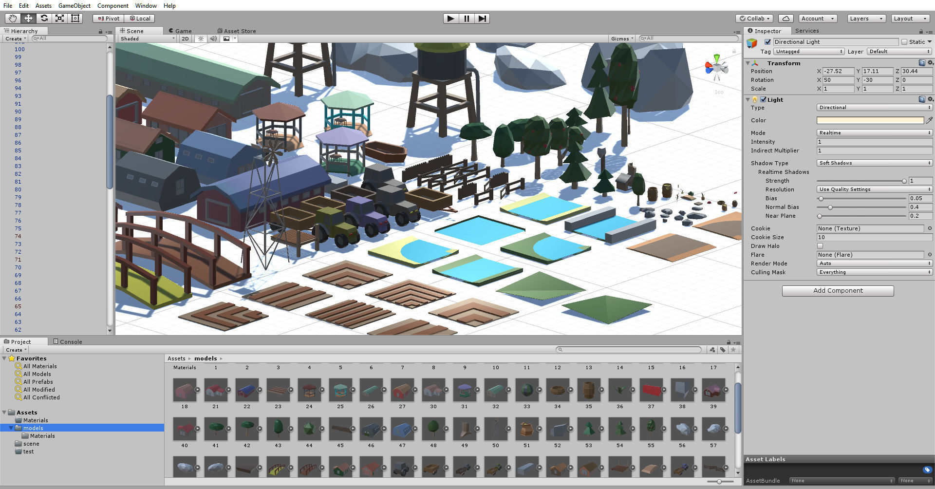 Pack 116 models for farm low poly Low-poly 3D model_3