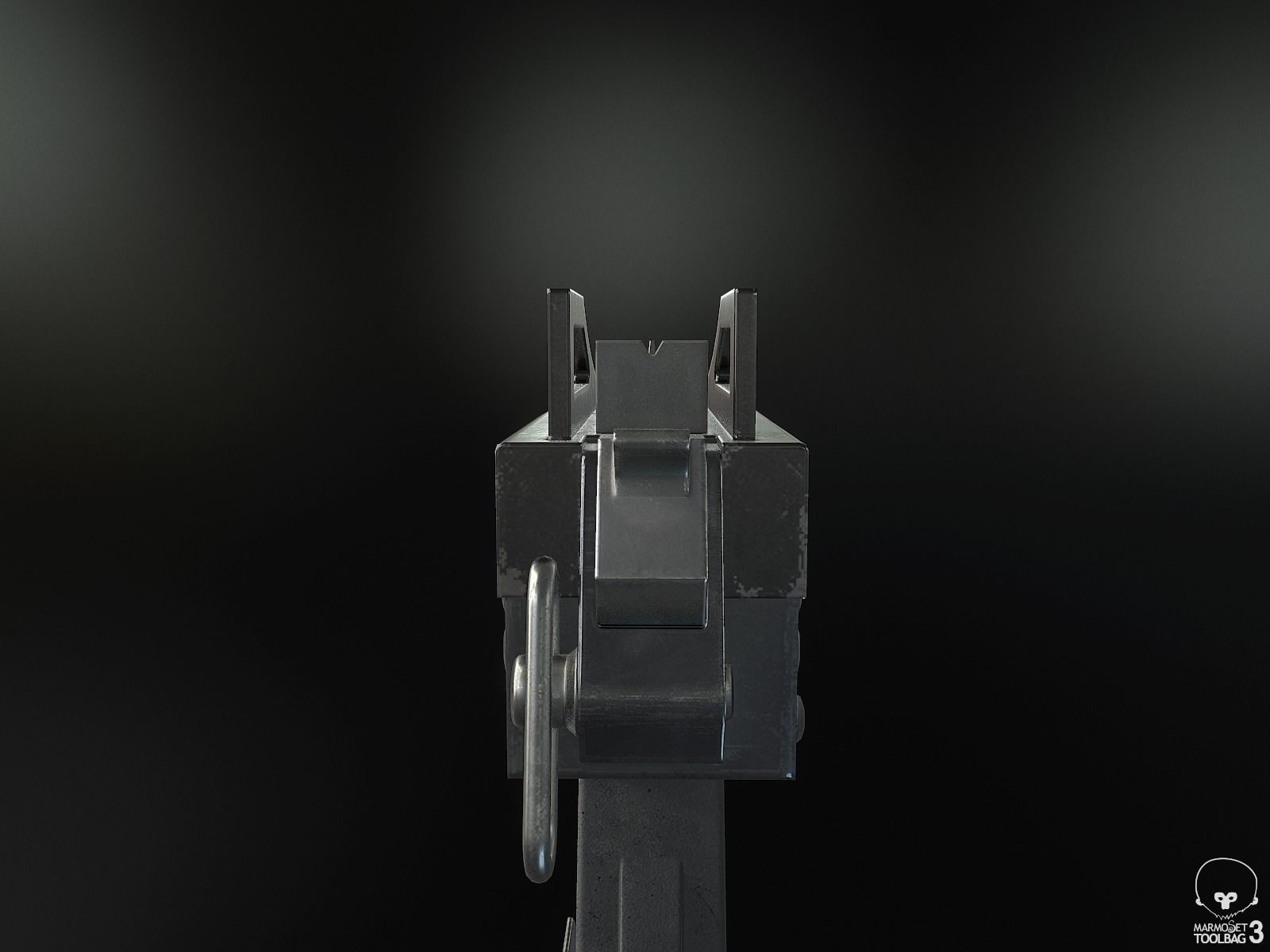 Mag-7 Shotgun Low-poly 3D model_8