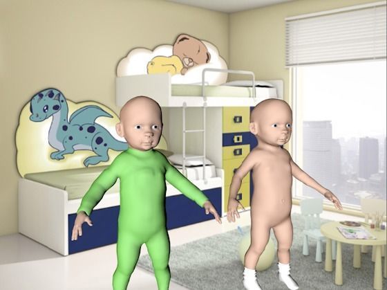 Baby Boy 3D model_4