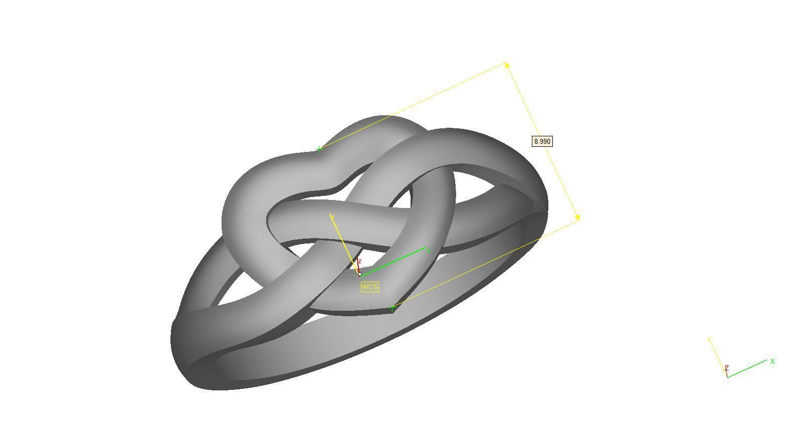 Heart-ring infinity heart ring 3D print model_4