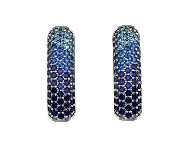 fashion fashion earrings 3D print model