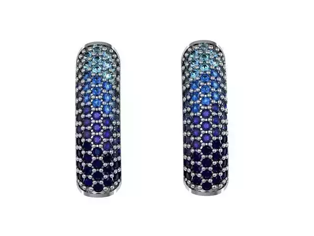 fashion fashion earrings 3D print model