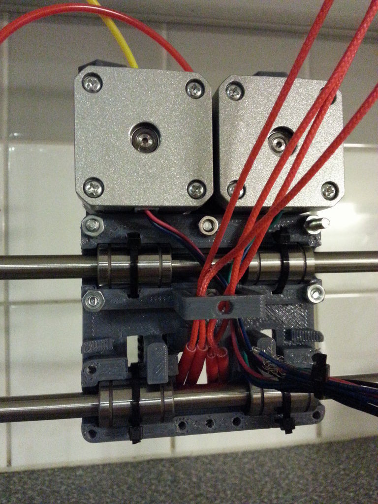 3DCR Double - Dual extruder for Prusa i3 Free 3D print model_3