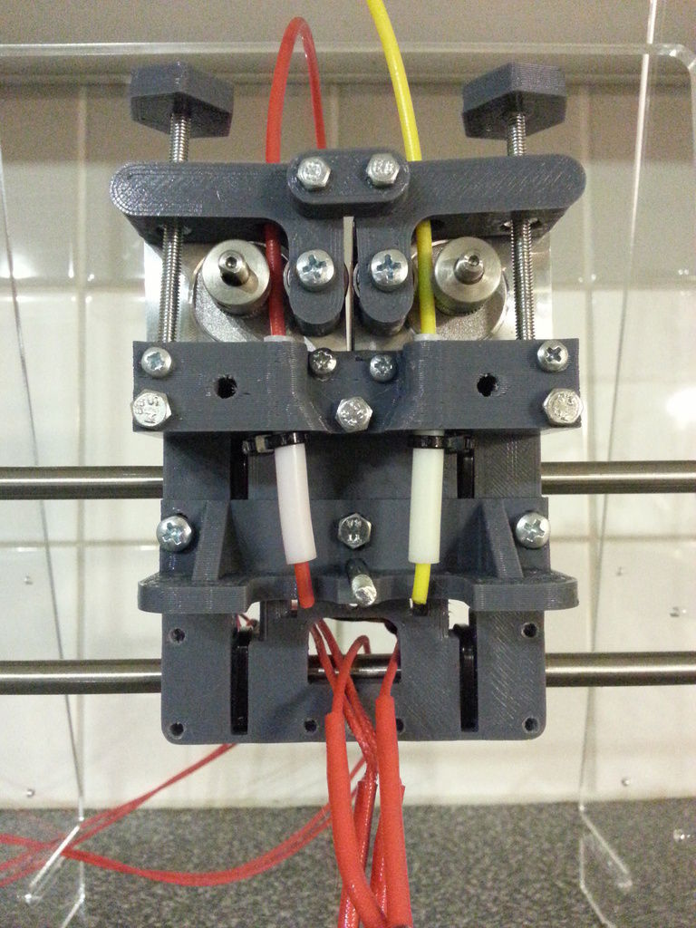 3DCR Double - Dual extruder for Prusa i3 Free 3D print model_2