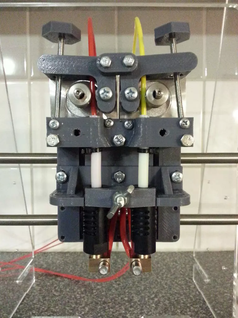 3DCR Double - Dual extruder for Prusa i3 Free 3D print model_0