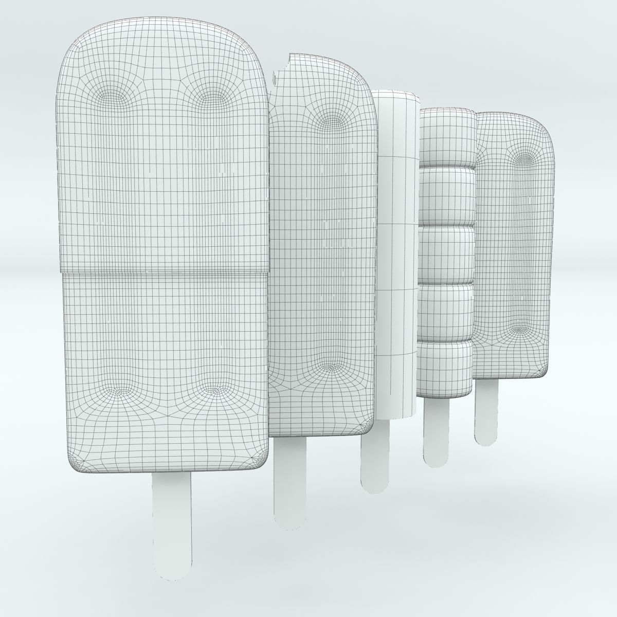 Ice Lolly Collection 3D model_10