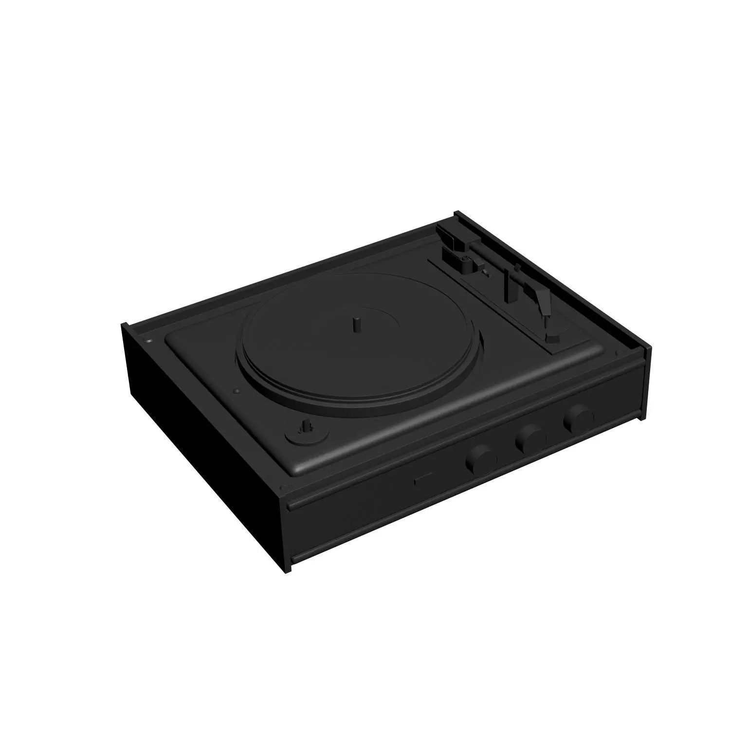 Vinyl player 3D print model
