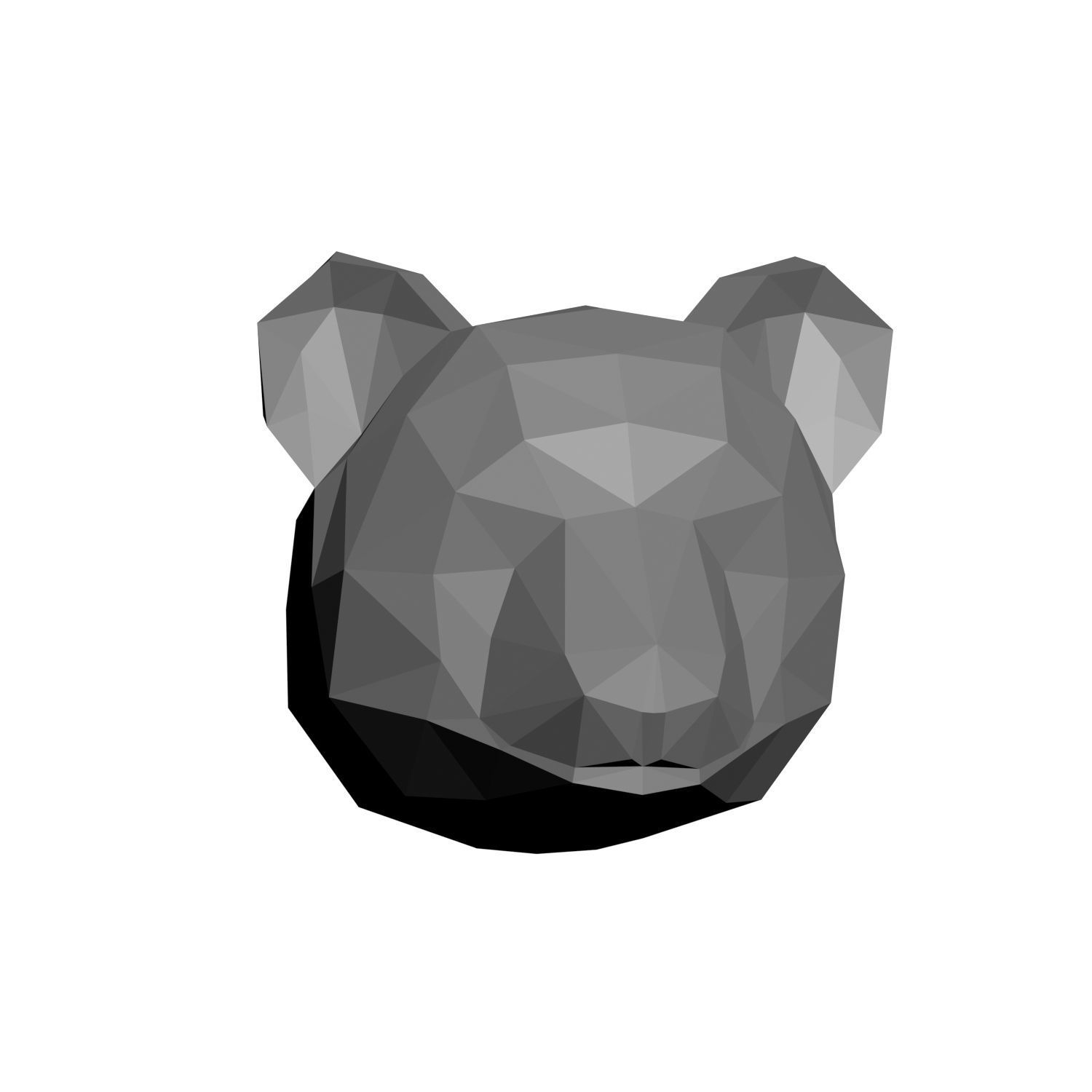 Animal models low-poly 3D print model_5