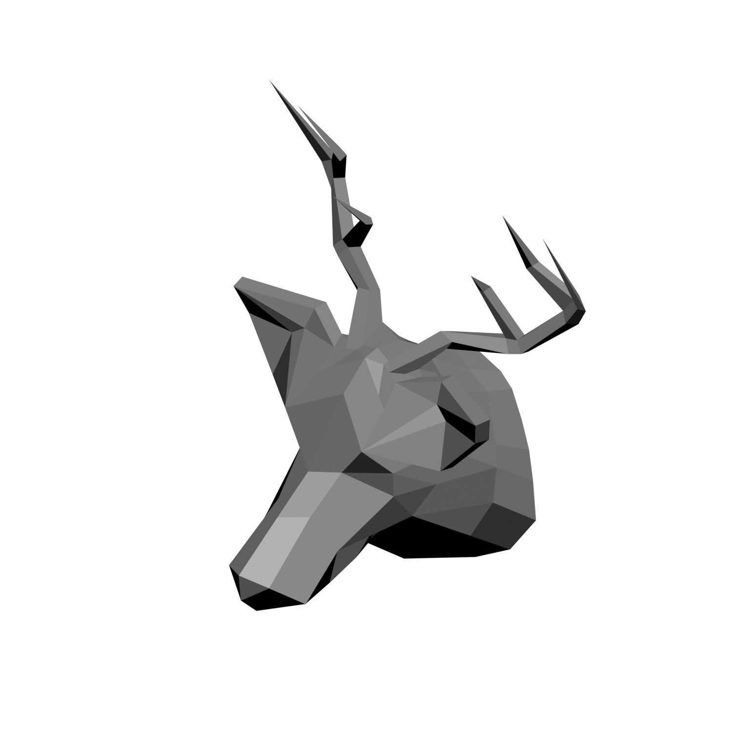 Animal models low-poly 3D print model_19