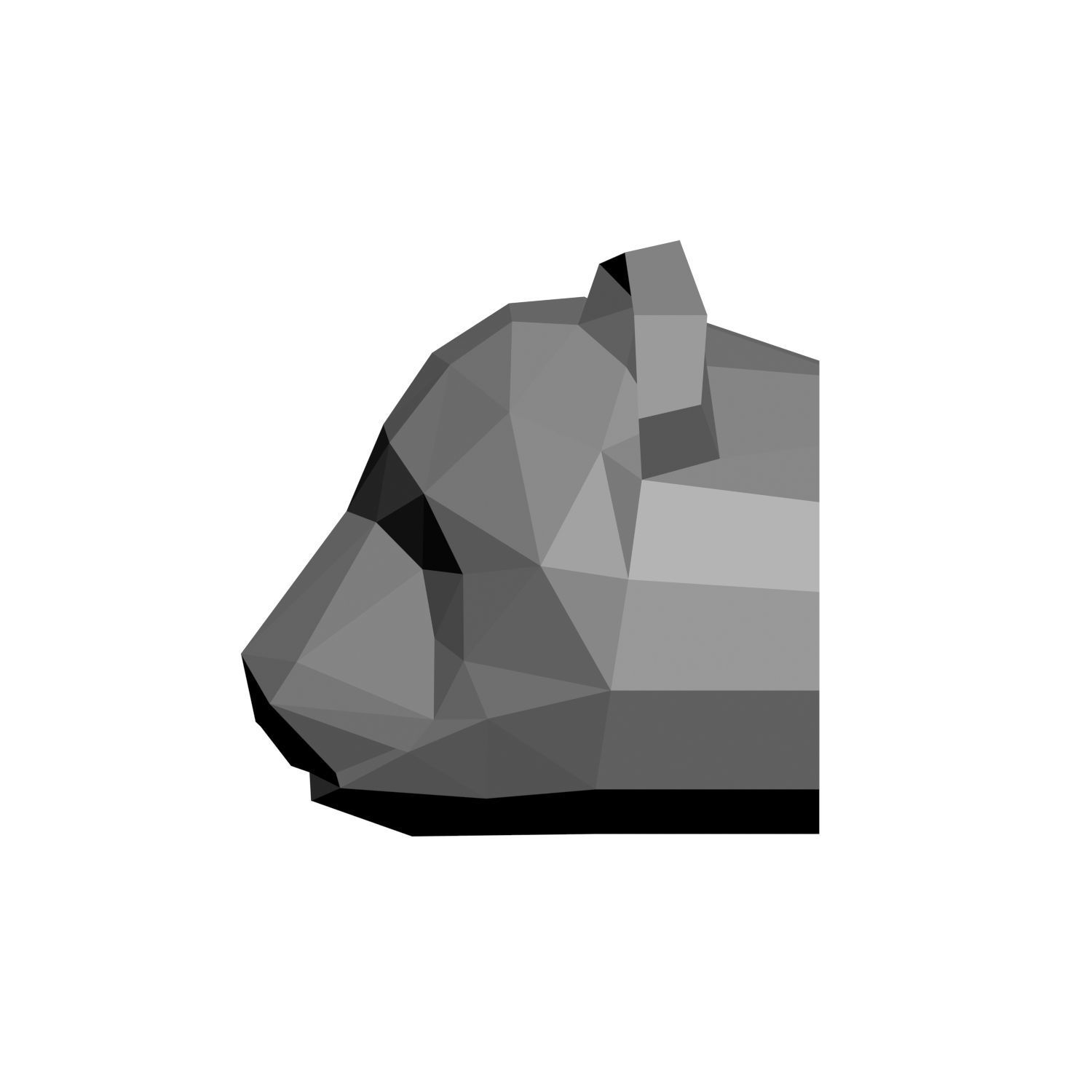 Animal models low-poly 3D print model_23