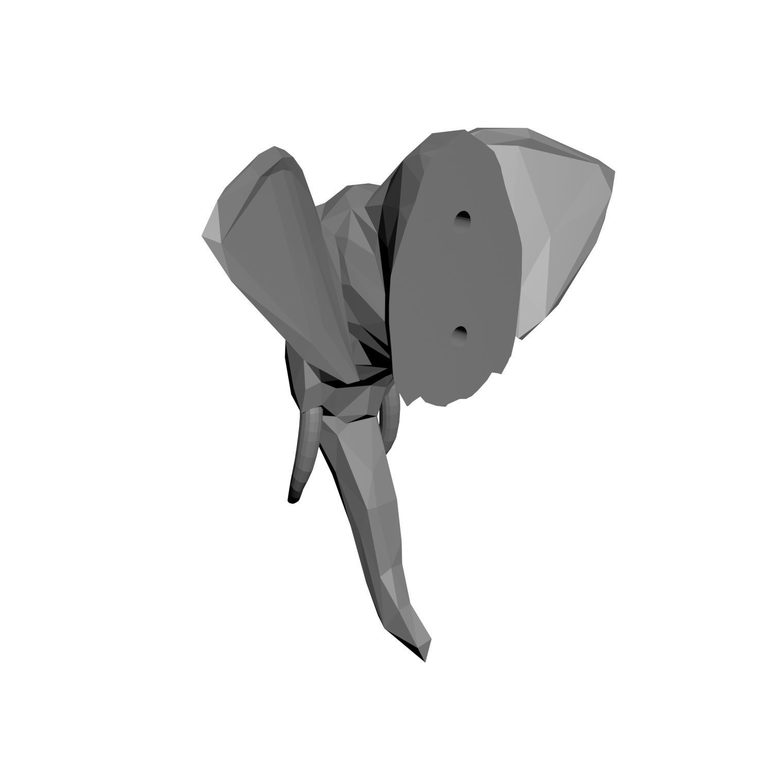 Animal models low-poly 3D print model_12