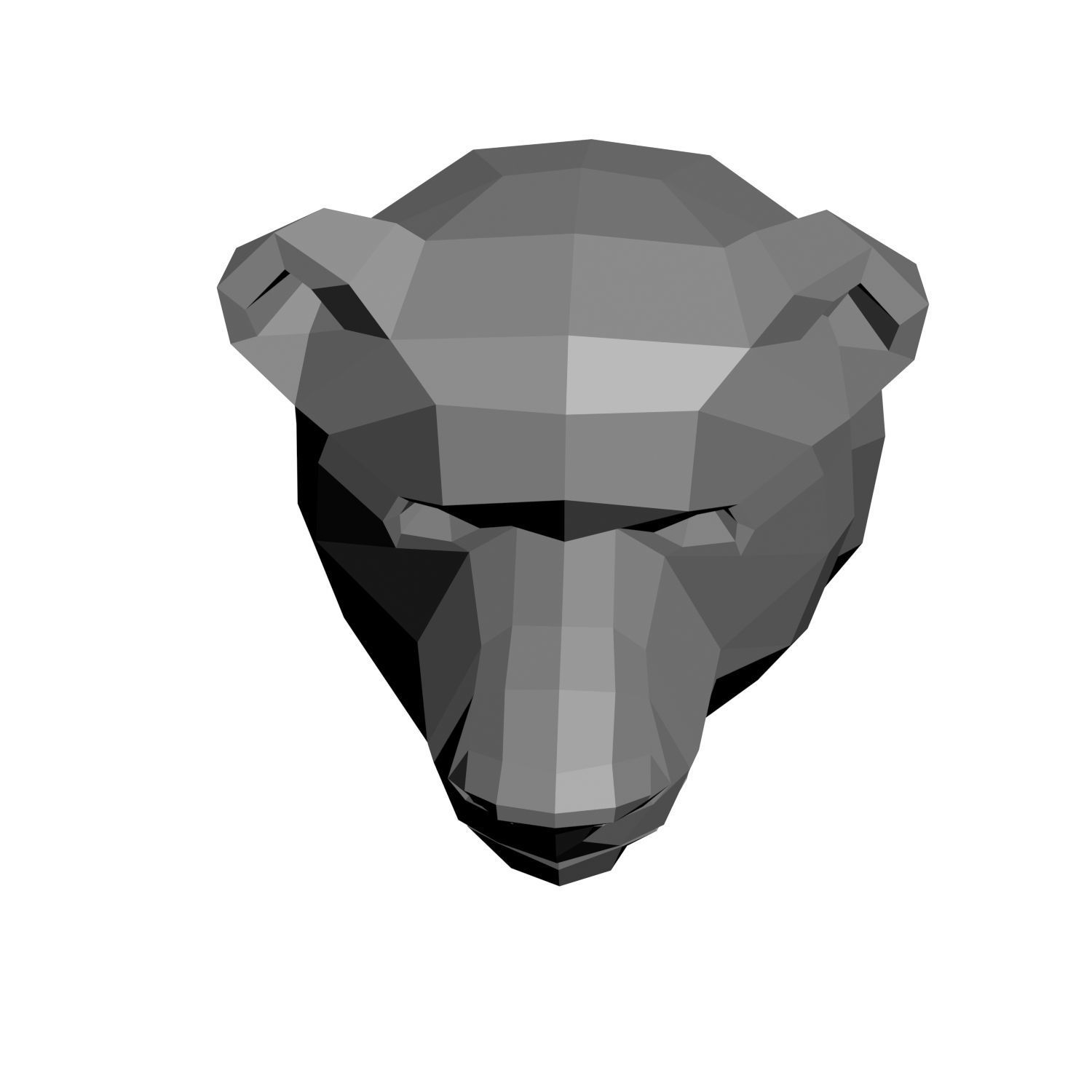 Animal models low-poly 3D print model_7