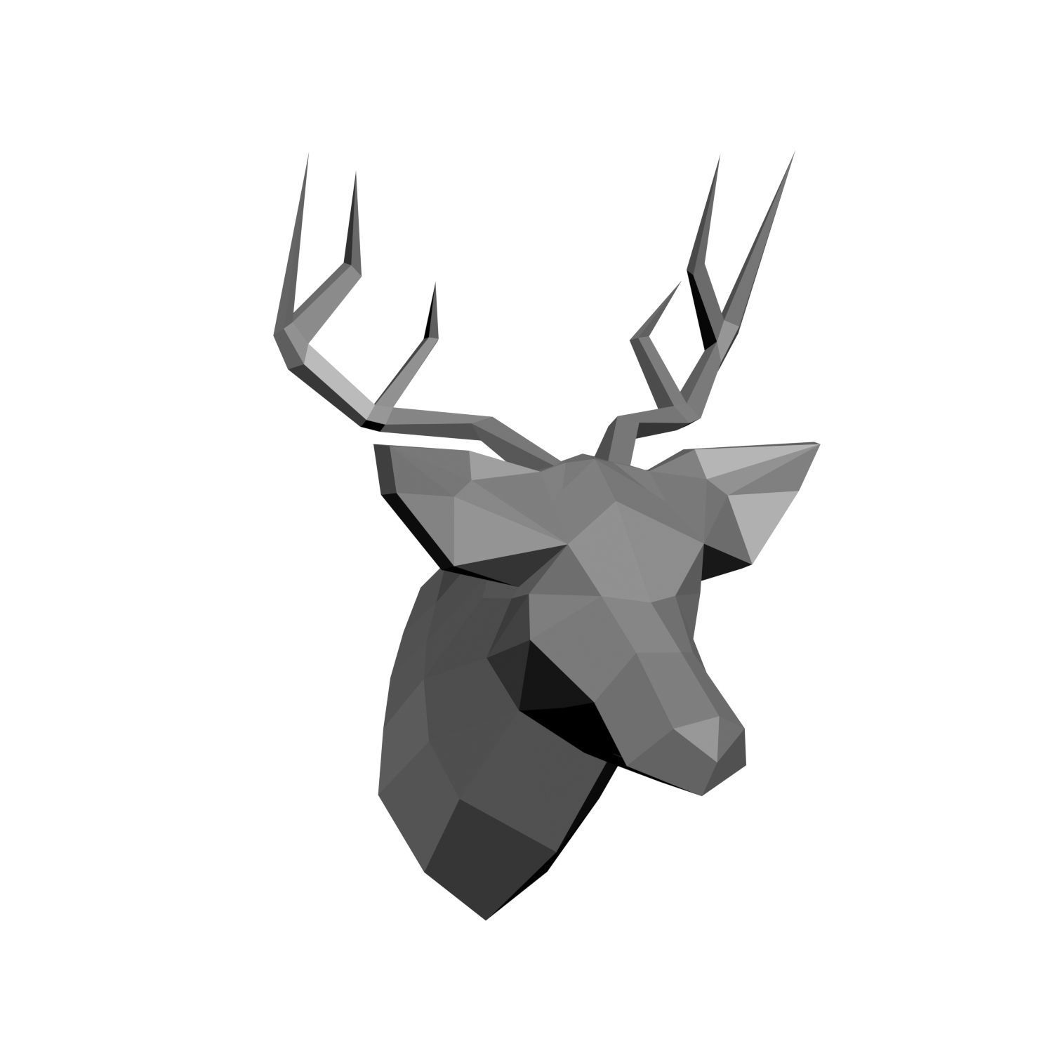 Animal models low-poly 3D print model_4