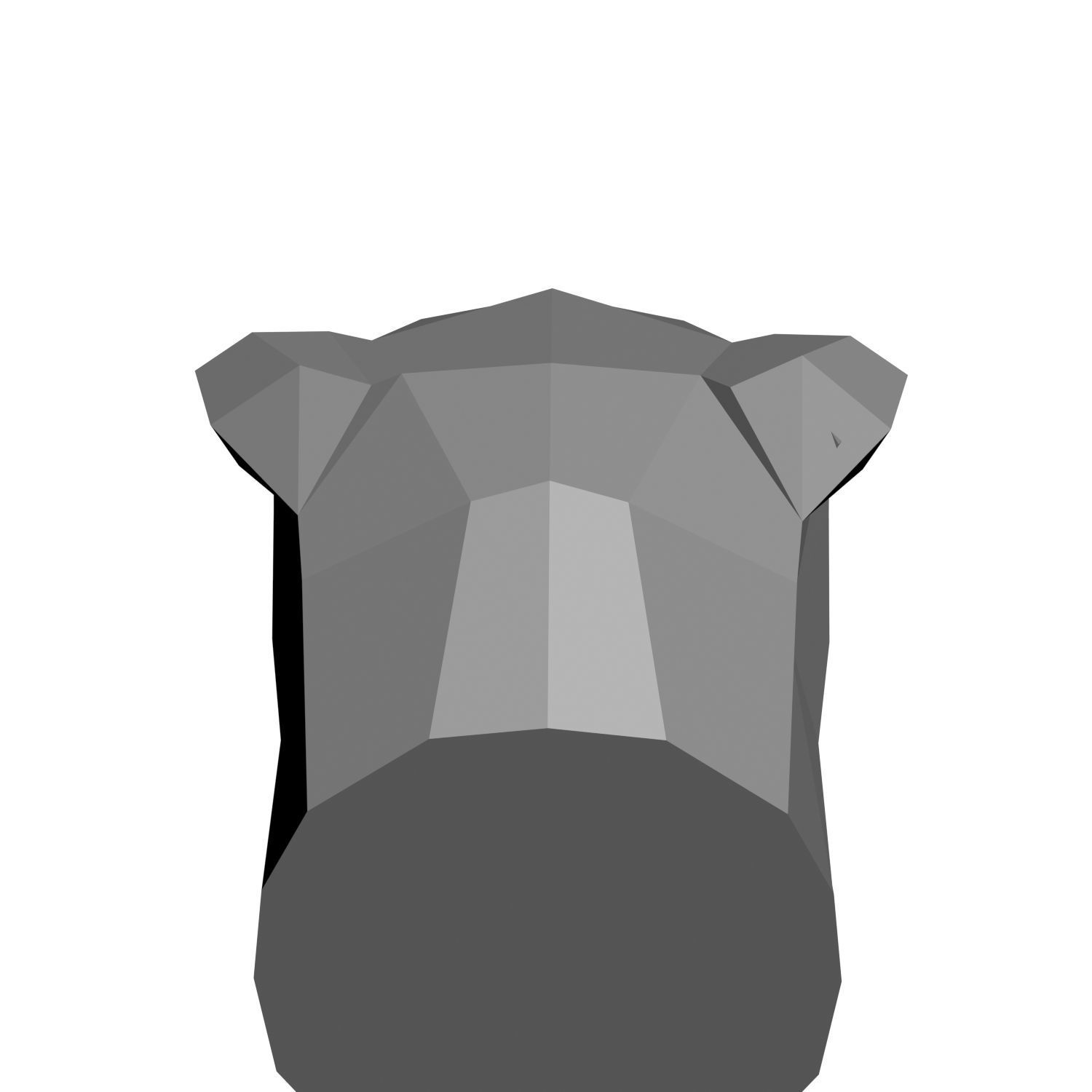 Animal models low-poly 3D print model_8