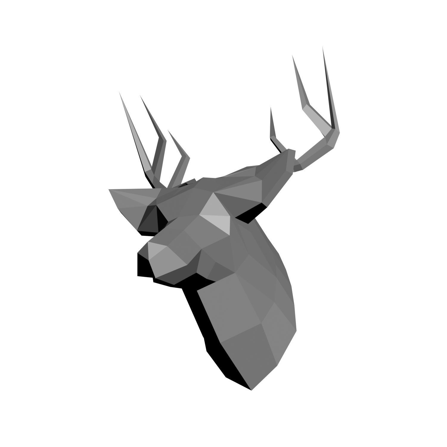 Animal models low-poly 3D print model_21