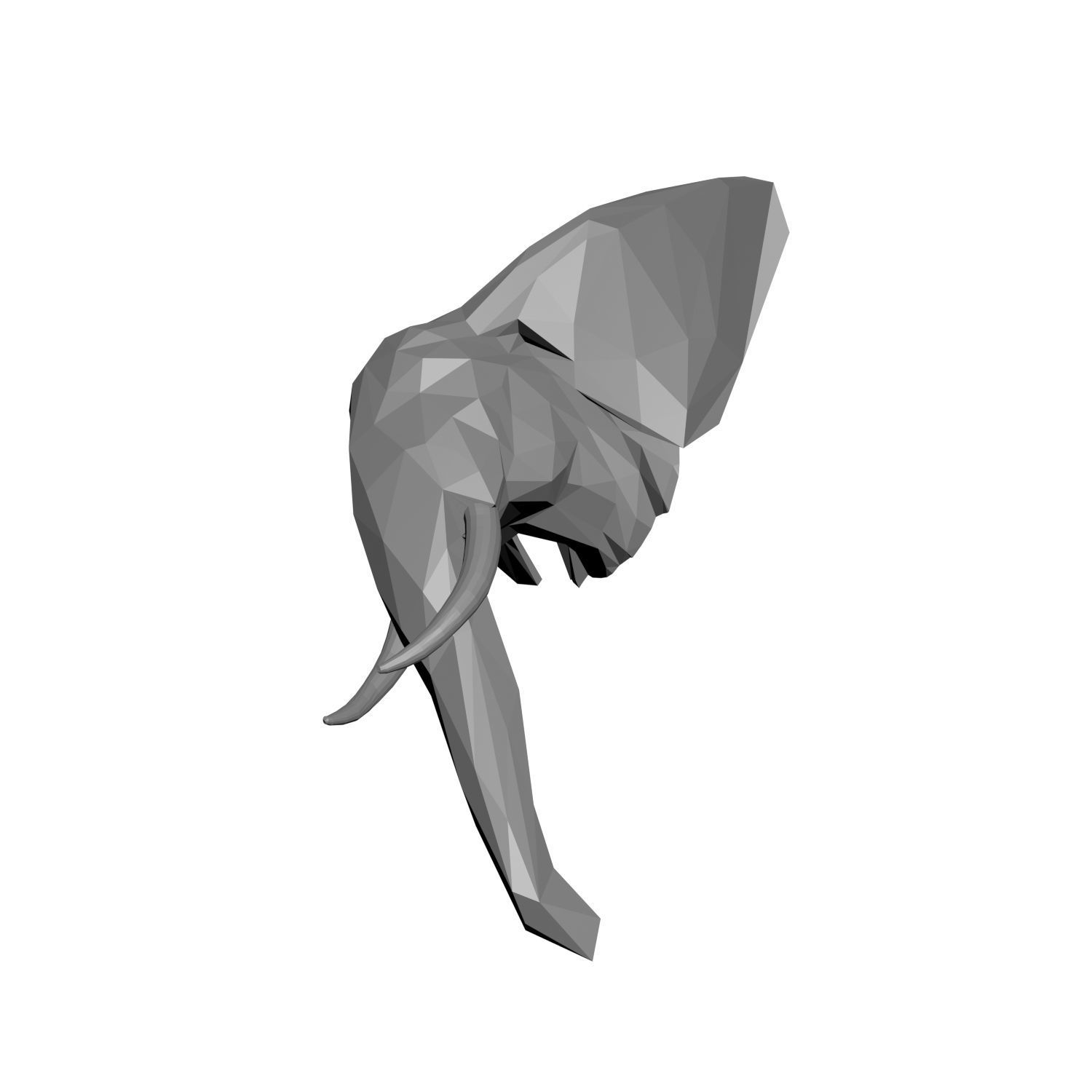 Animal models low-poly 3D print model_11