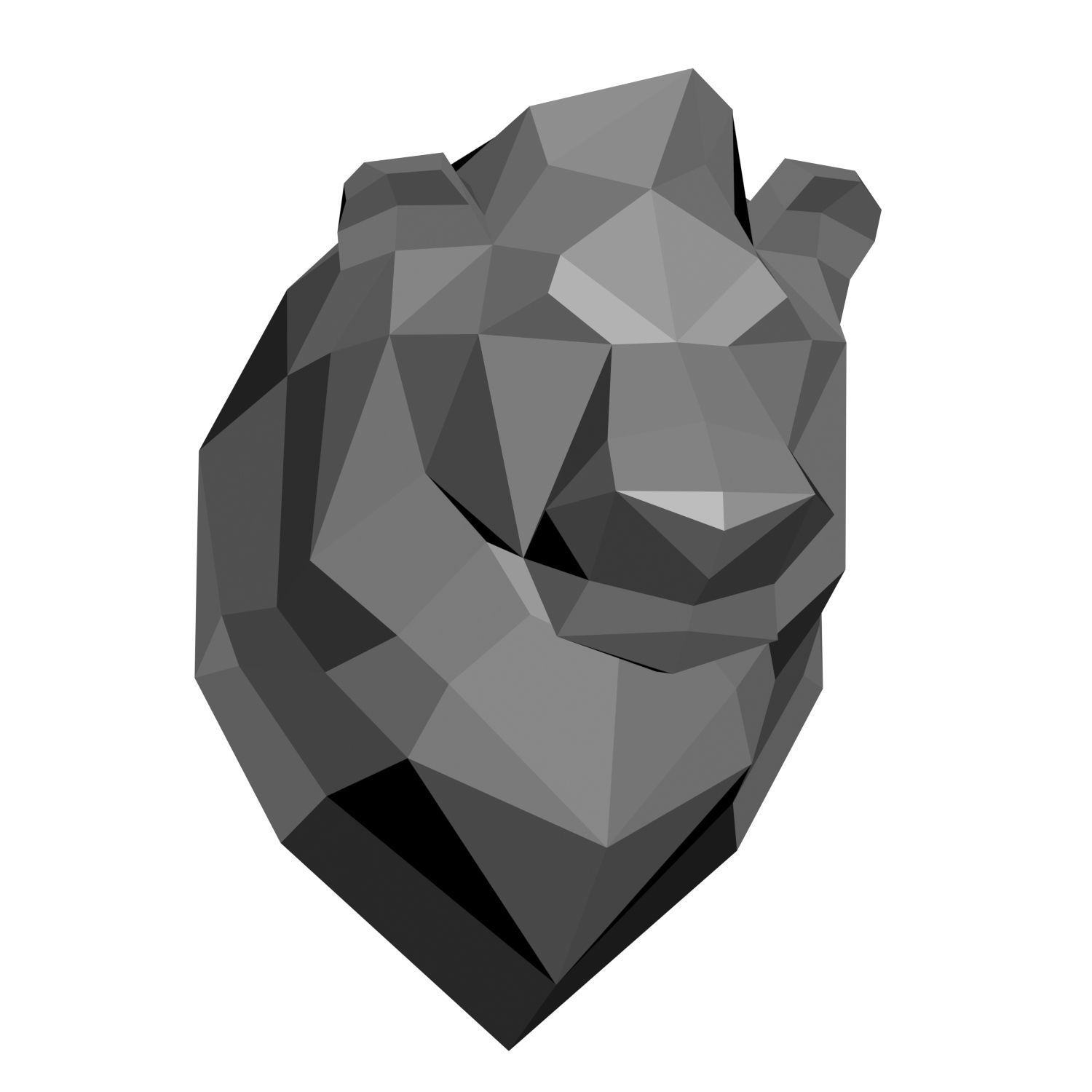 Animal models low-poly 3D print model_17