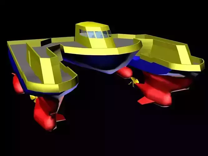 Sea Cutter Concept - textured 3D model