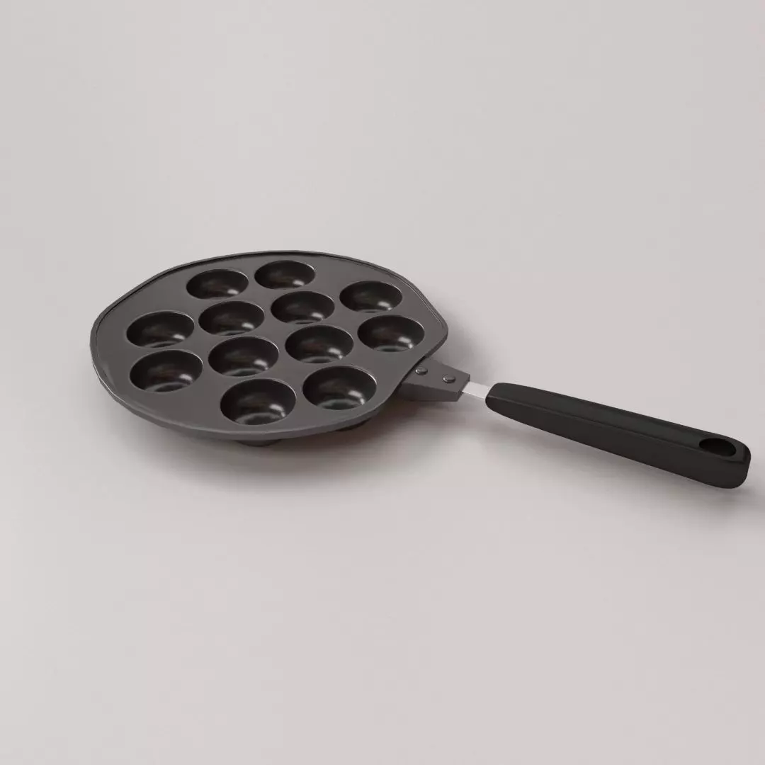 Takoyaki Pan 3D model_0