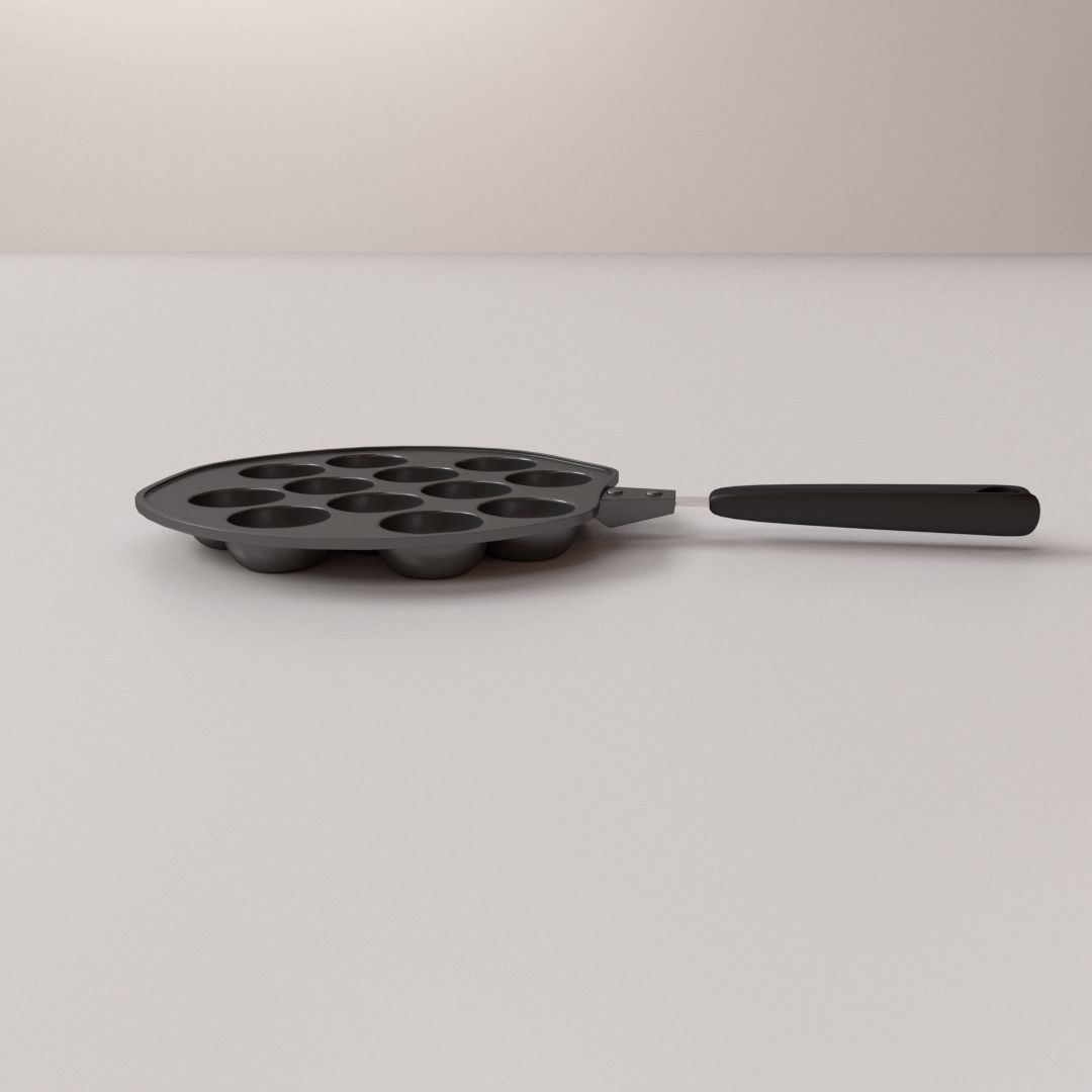 Takoyaki Pan 3D model_1