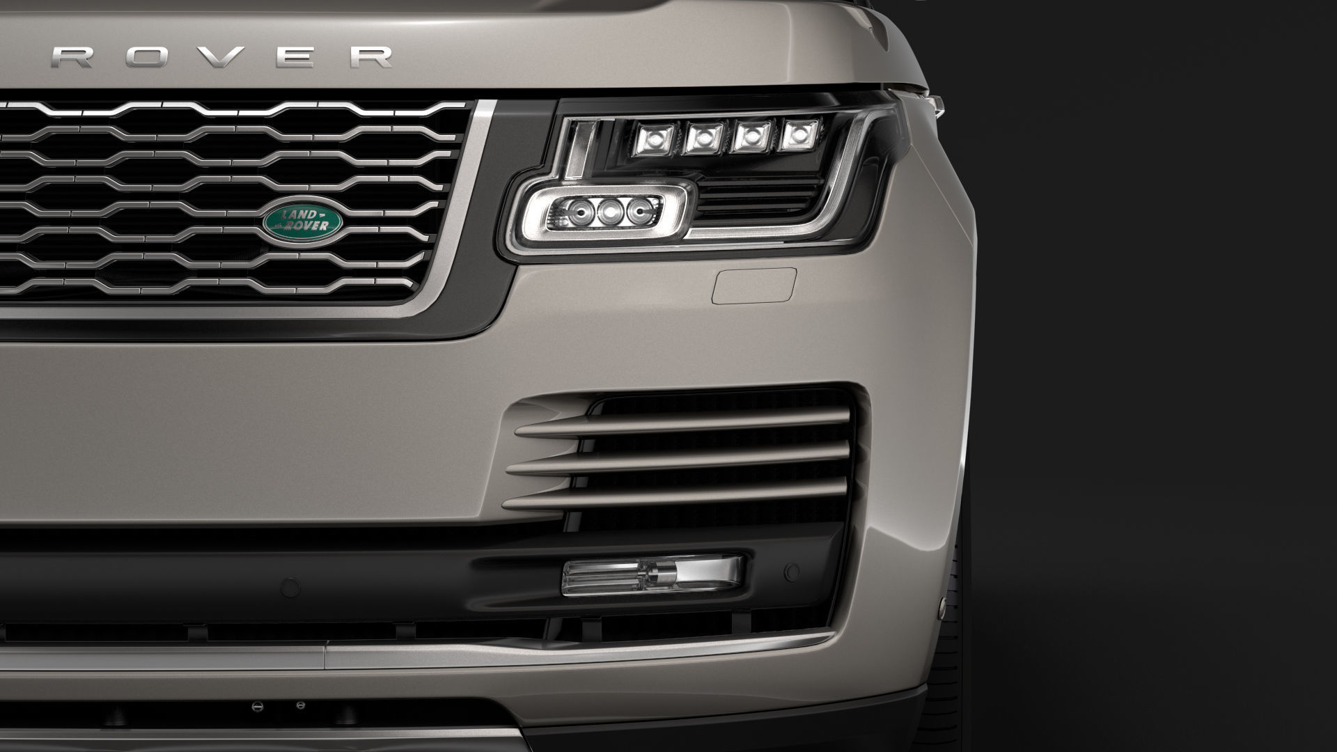 Range Rover Hybrid LWB L405 2018 3D model_4