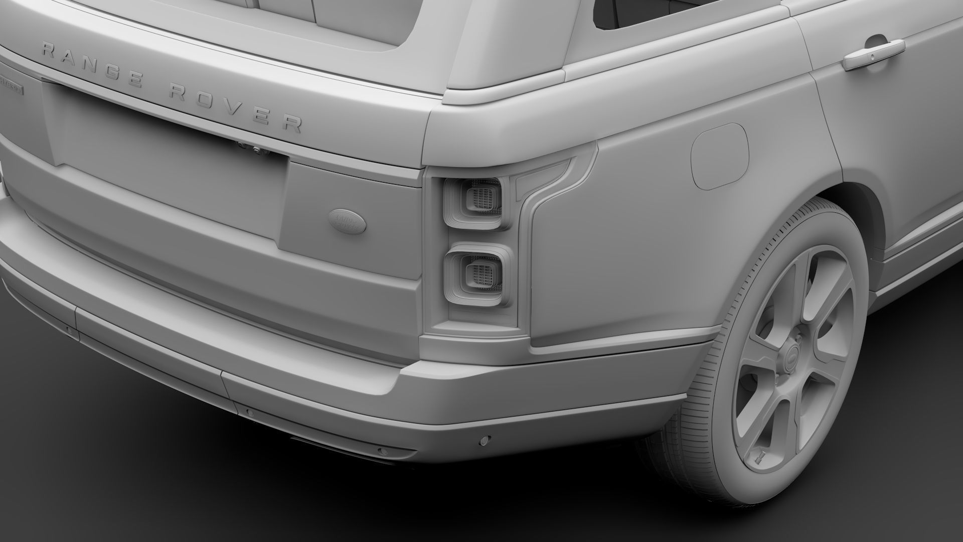 Range Rover Hybrid LWB L405 2018 3D model_15