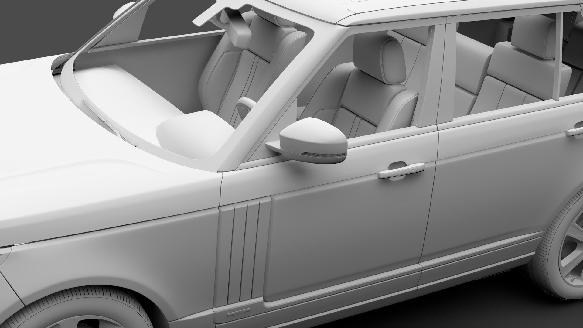 Range Rover Hybrid LWB L405 2018 3D model_13