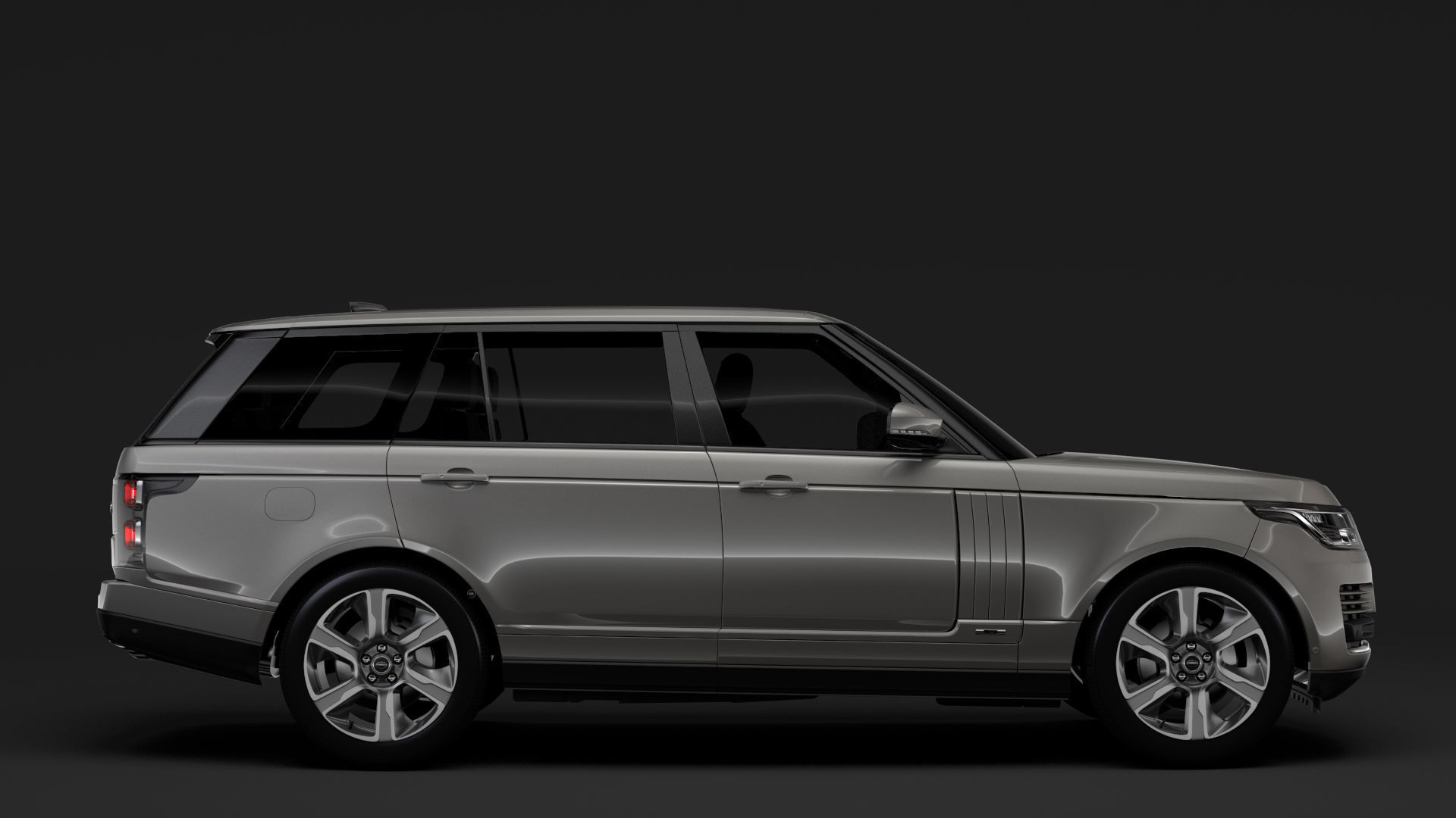 Range Rover Hybrid LWB L405 2018 3D model_8