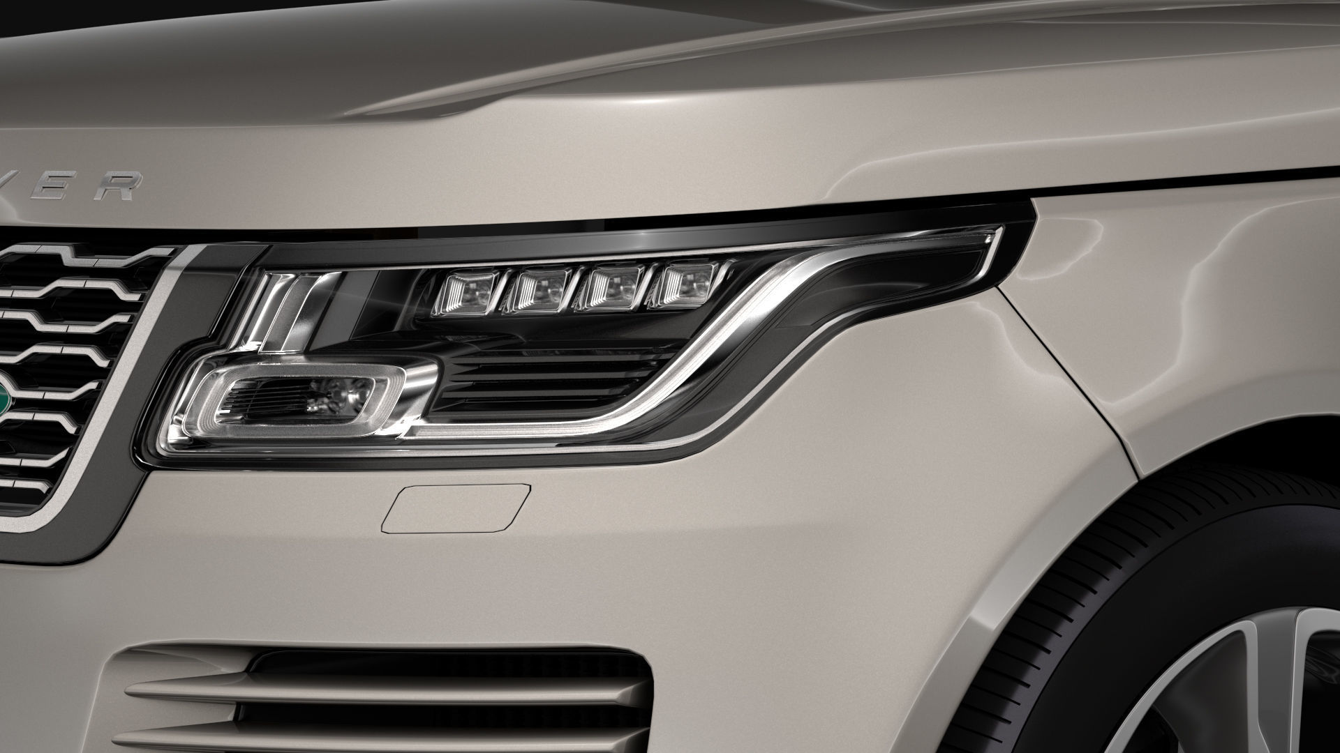 Range Rover Hybrid LWB L405 2018 3D model_5