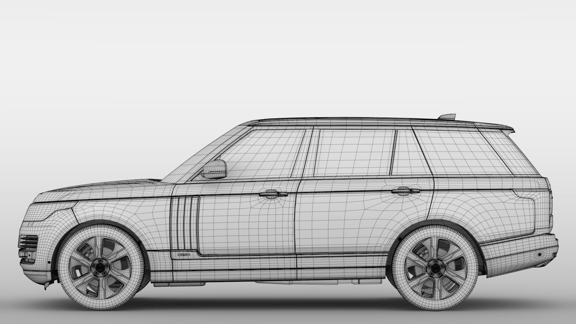 Range Rover Hybrid LWB L405 2018 3D model_18