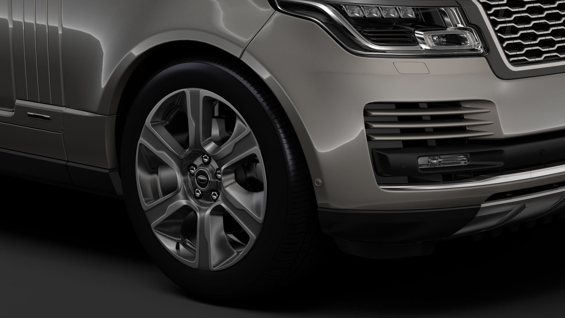 Range Rover Hybrid LWB L405 2018 3D model_3