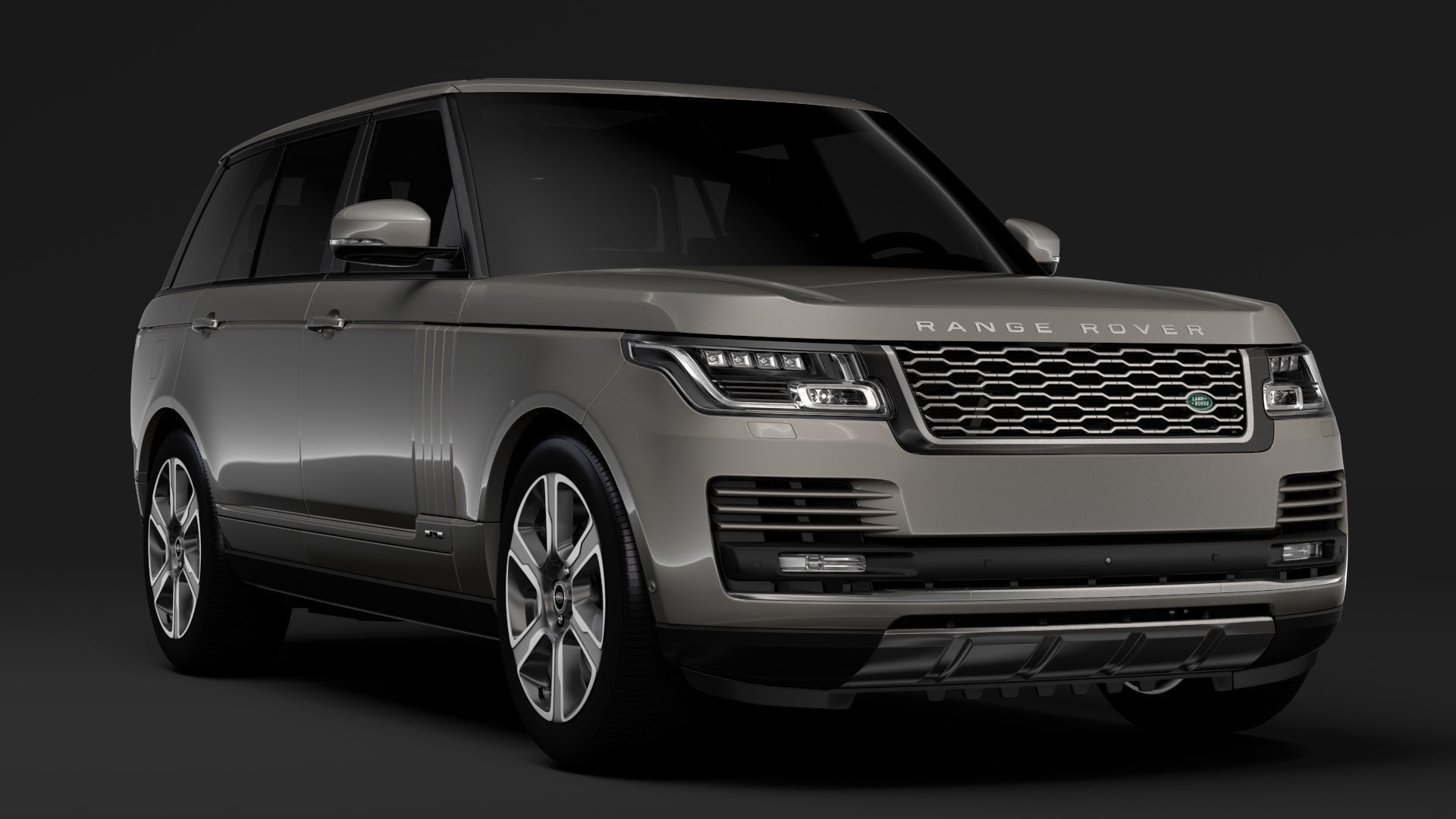 Range Rover Hybrid LWB L405 2018 3D model_2