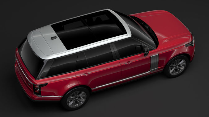 Range Rover Supercharged LWB L405 2018 3D model