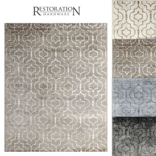 Medallione Rug RH carpet 3D model
